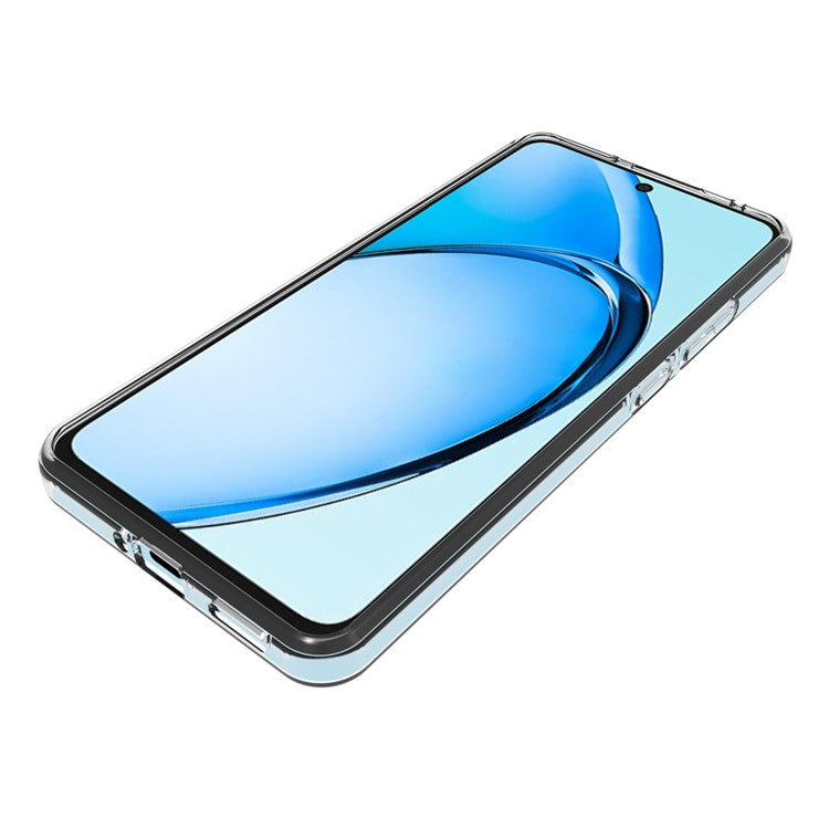 10Pcs / Pack For Oppo Reno12 F 5G Case Soft TPU Transparent Anti-Watermark Cover