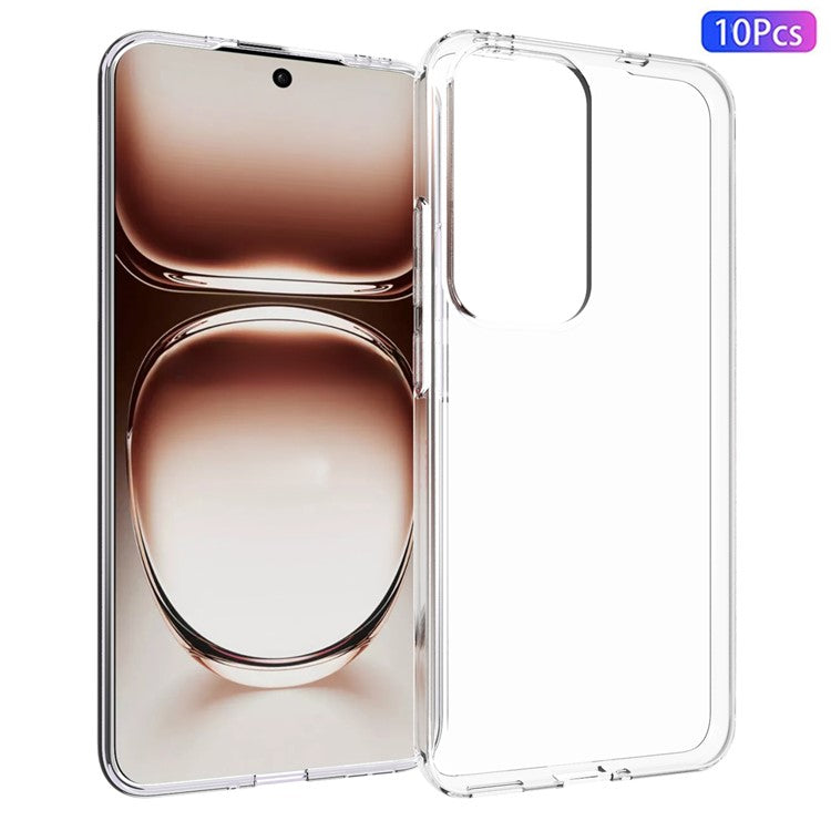 10Pcs / Pack For Oppo Reno12 Pro 5G (Global) Case Clear TPU Phone Cover Non-Watermark