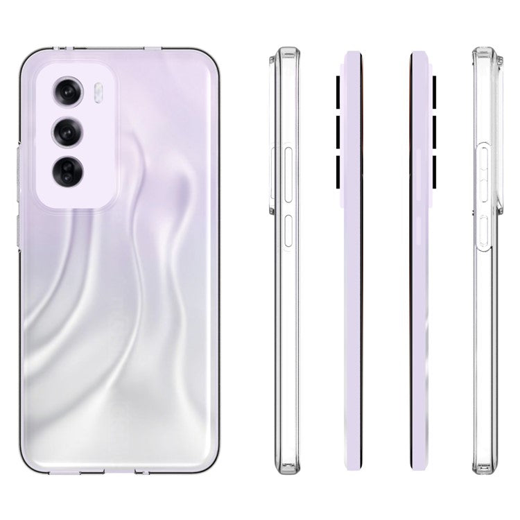 10Pcs / Pack For Oppo Reno12 Pro 5G (Global) Case Clear TPU Phone Cover Non-Watermark