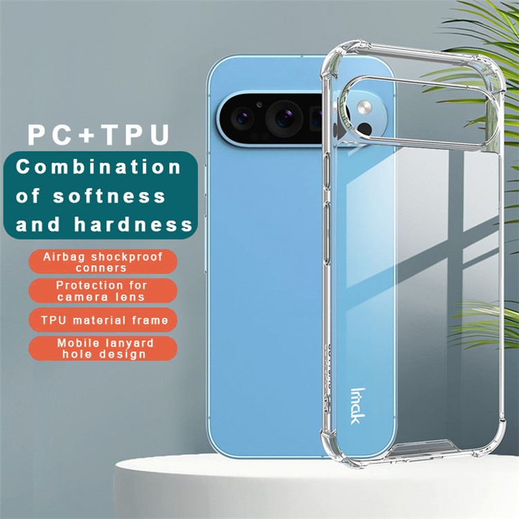 IMAK For Google Pixel 9 Pro XL Case Corners Protection PC+TPU Phone Cover