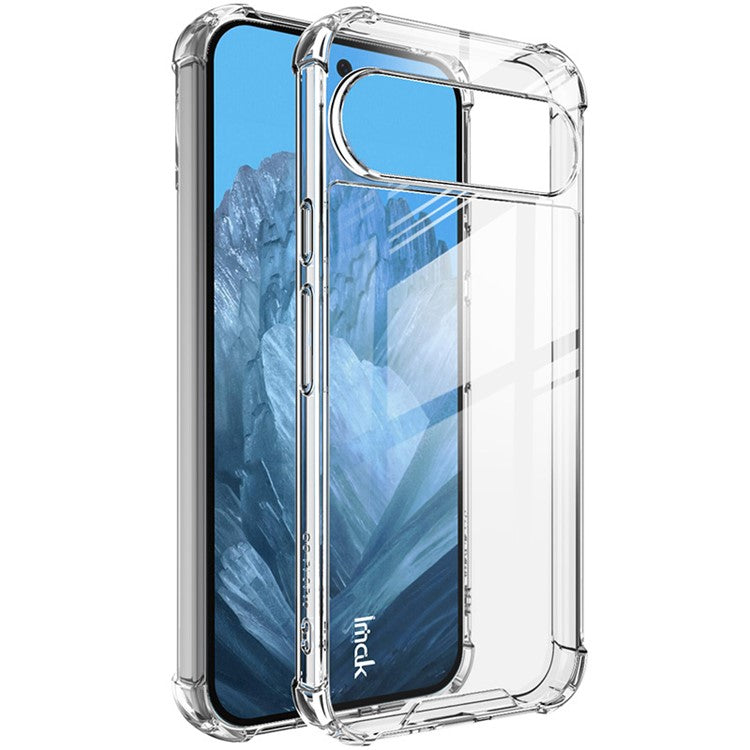 IMAK For Google Pixel 9 / Pixel 9 Pro Clear Case Drop-proof PC+TPU Phone Cover