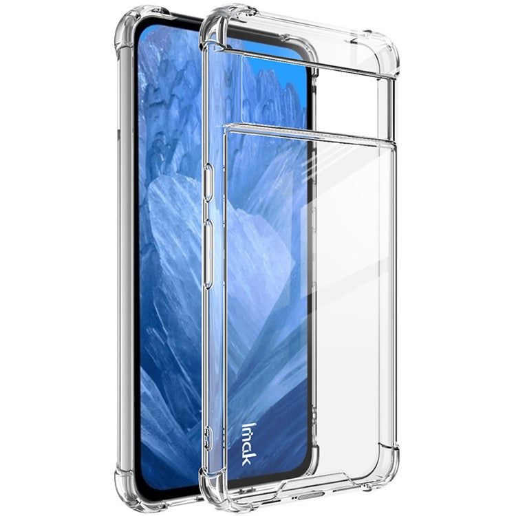 IMAK For Google Pixel 8 Case Transparent PC+TPU Protective Phone Cover