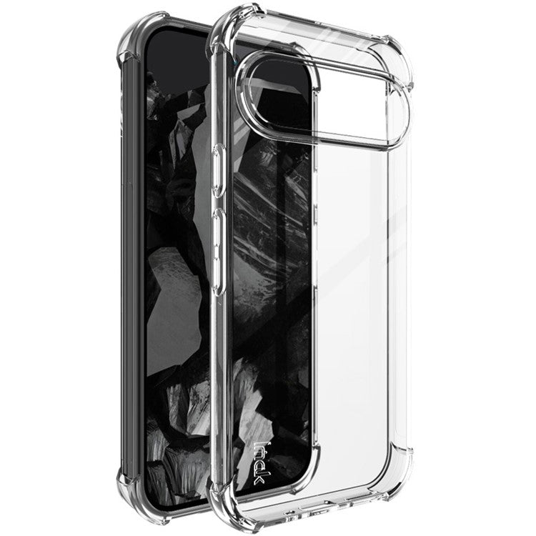 IMAK For Google Pixel 9 / Pixel 9 Pro Case Airbag Protection Anti-drop TPU Phone Cover - Transparent