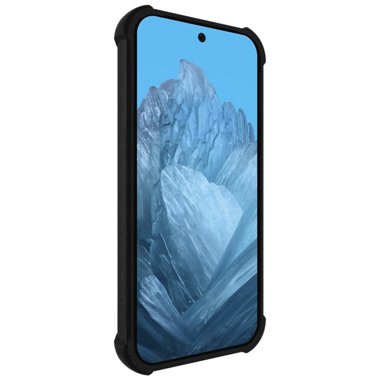 IMAK For Google Pixel 9 Pro XL TPU Case Airbag Corners Shockproof Phone Cover - Black