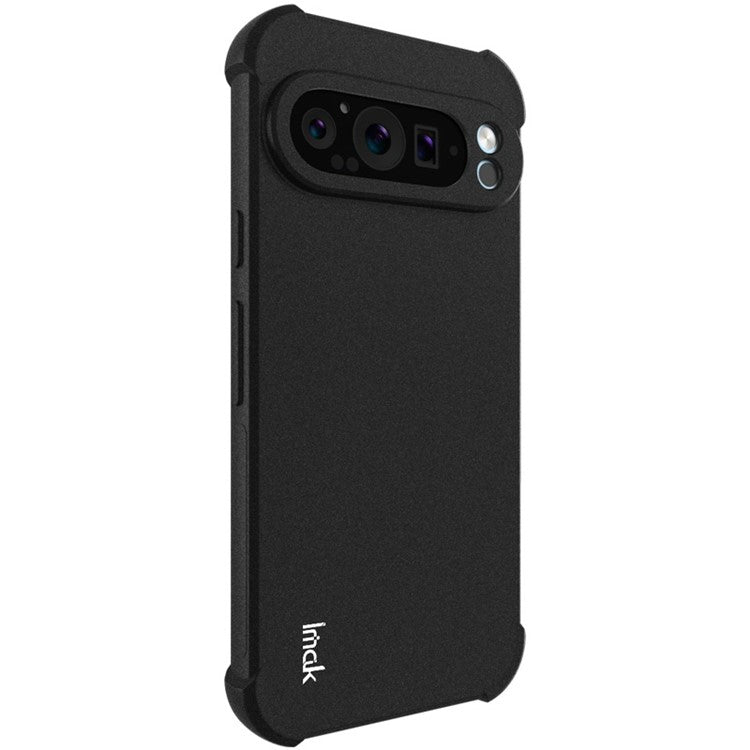 IMAK For Google Pixel 9 Pro XL TPU Case Airbag Corners Shockproof Phone Cover - Black