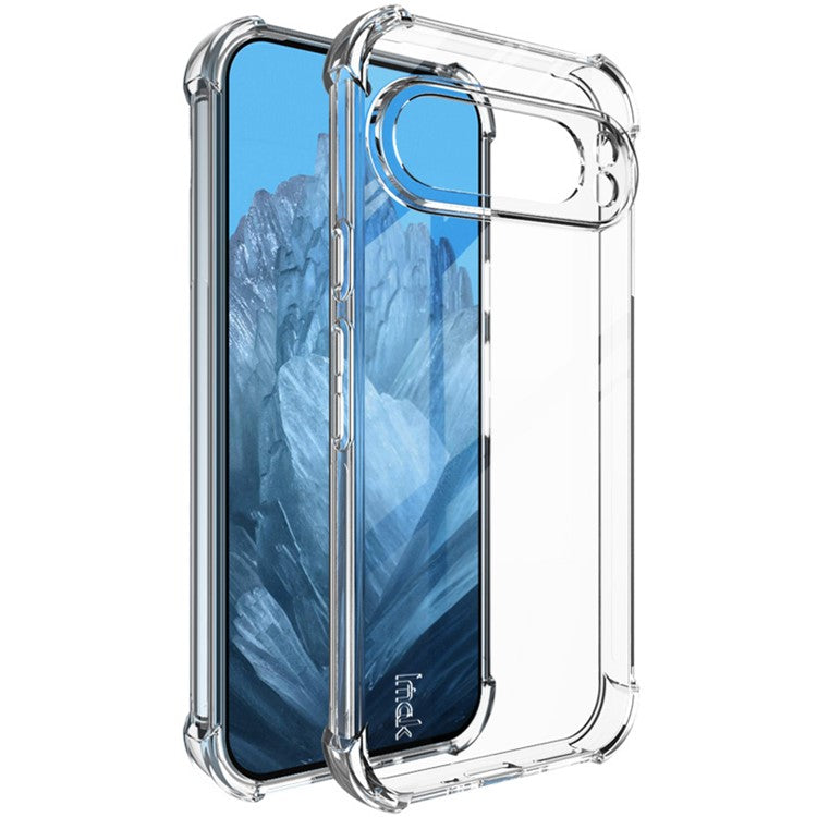 IMAK For Google Pixel 9 Pro XL TPU Case Airbag Corners Shockproof Phone Cover - Transparent