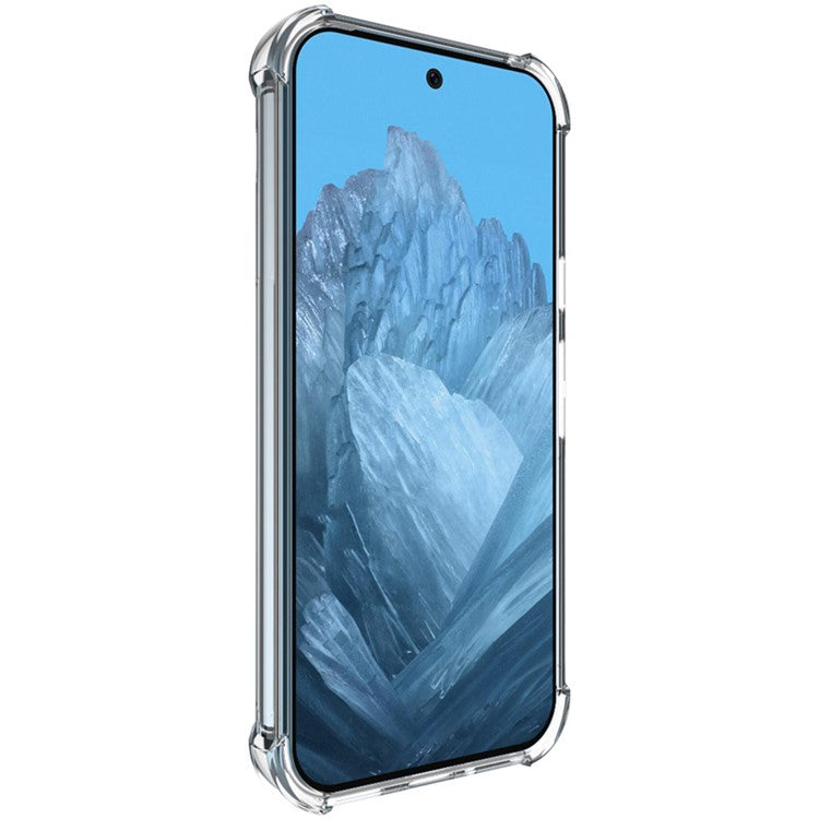 IMAK For Google Pixel 9 Pro XL TPU Case Airbag Corners Shockproof Phone Cover - Transparent