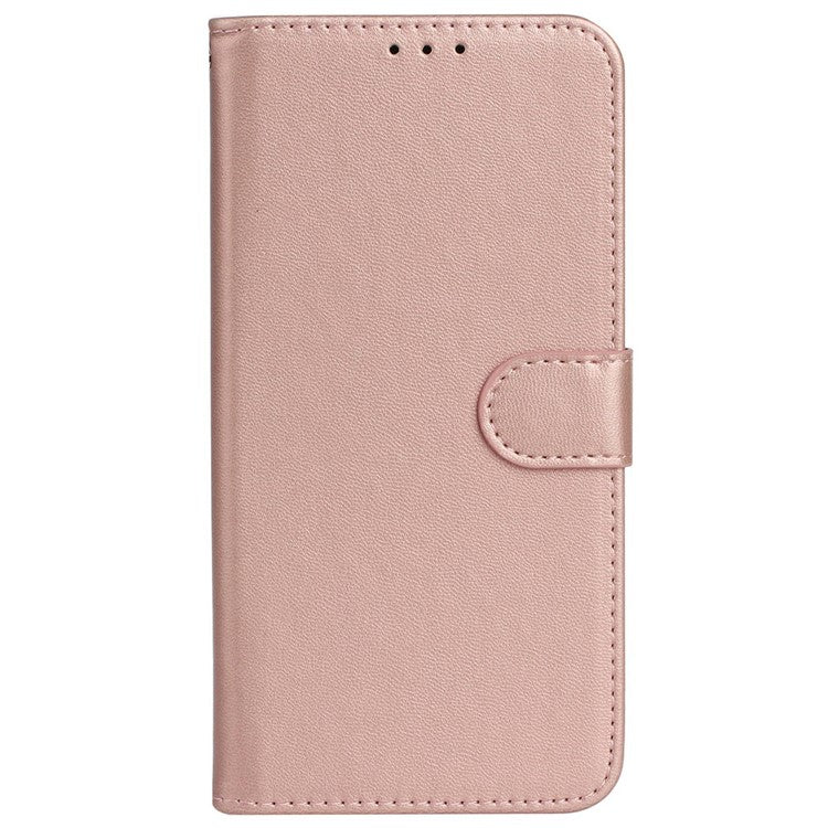 For Google Pixel 9 Pro / Pixel 9 Case Wallet Style Flip Leather Phone Cover Card Holder - Rose Gold