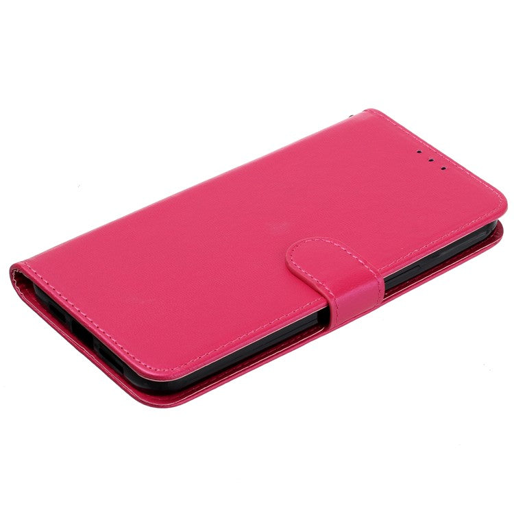 For Google Pixel 9 Pro / Pixel 9 Case Wallet Style Flip Leather Phone Cover Card Holder - Rose