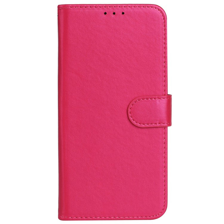 For Google Pixel 9 Pro / Pixel 9 Case Wallet Style Flip Leather Phone Cover Card Holder - Rose