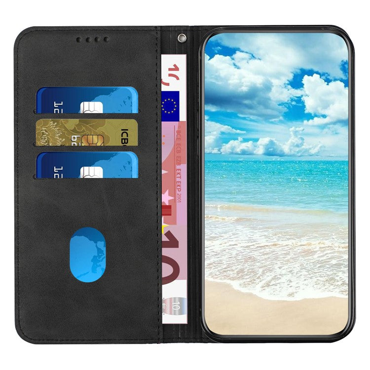 For Google Pixel 9 Pro XL Wholesale Cell Phone Stand Case Magnetic Closure PU Leather Cover - Black