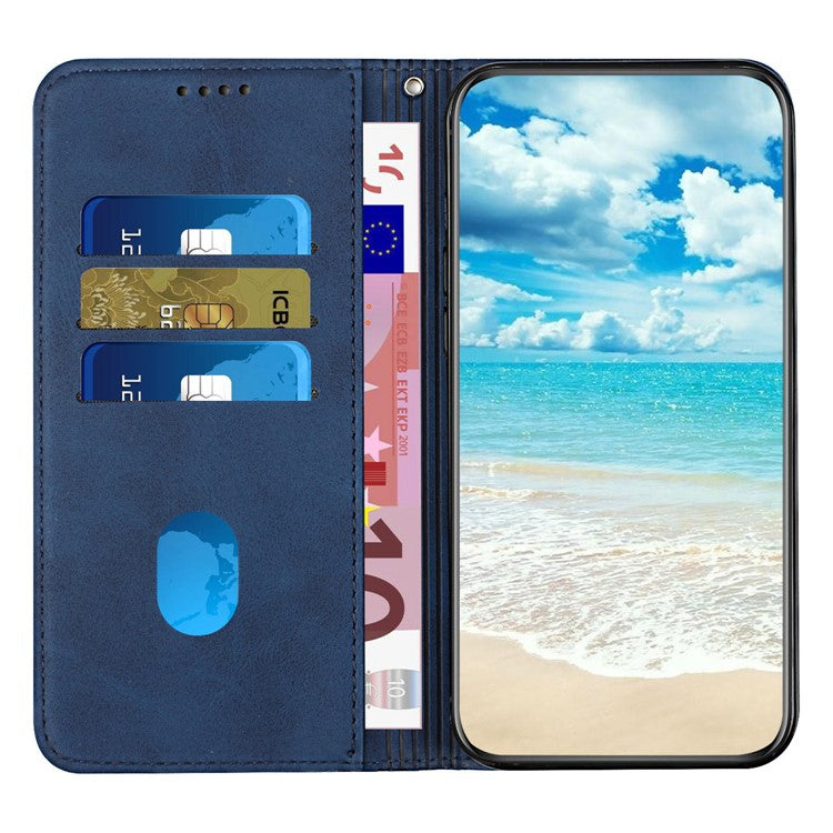 For Google Pixel 9 Pro XL Wholesale Cell Phone Stand Case Magnetic Closure PU Leather Cover - Sapphire