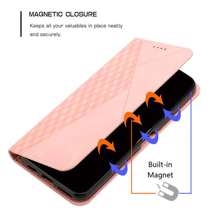 For Google Pixel 9 Pro XL Wholesale Cell Phone Stand Case Magnetic Closure PU Leather Cover - Rose Gold