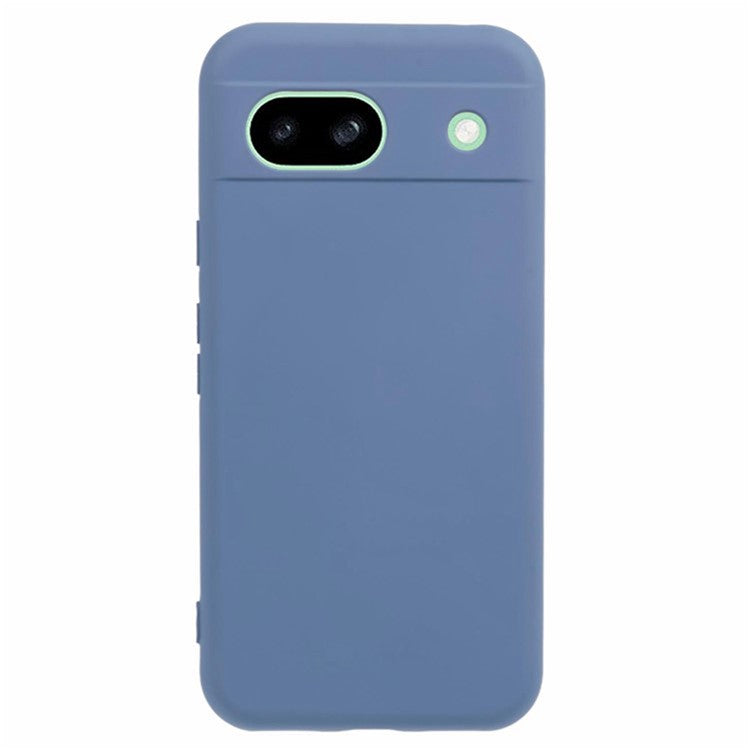 WANLONFENG RB2 Series for Google Pixel 8a Case with Screen Film Soft TPU Phone Back Cover - Lavender Grey