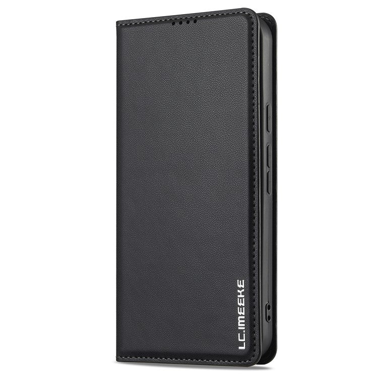 LC.IMEEKE L1 Series for Google Pixel 9 Pro XL Case PU Leather Wallet Stand Protective Phone Cover - Black