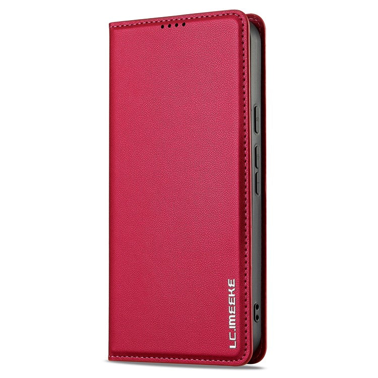 LC.IMEEKE L1 Series for Google Pixel 9 Pro XL Case PU Leather Wallet Stand Protective Phone Cover - Red