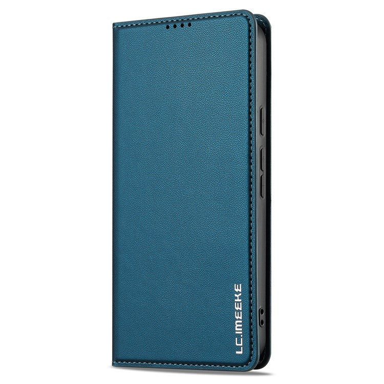 LC.IMEEKE L1 Series for Google Pixel 9 Pro XL Case PU Leather Wallet Stand Protective Phone Cover - Blue