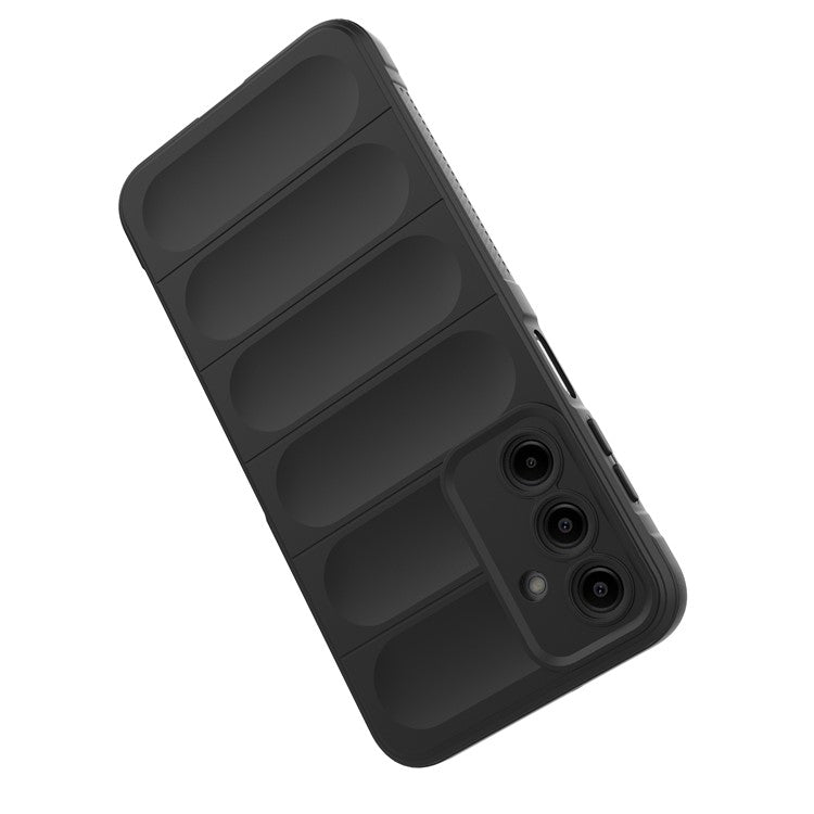 For Samsung Galaxy A16 5G / A16 4G Case Anti-Drop Soft TPU Rugged Phone Back Cover - Black