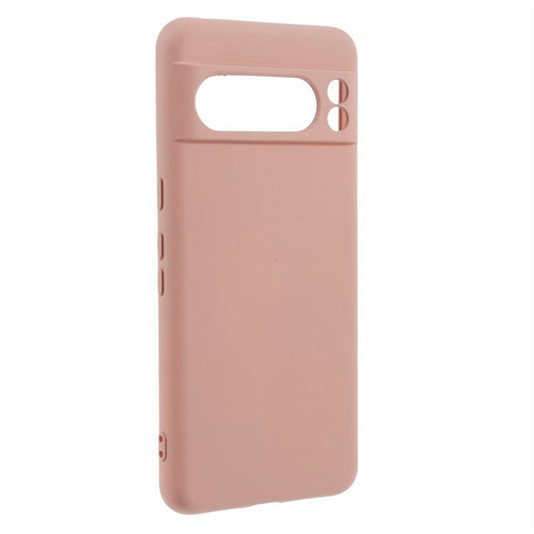 WANLONFENG RB2 Series for Google Pixel 8 Pro Case TPU Phone Cover with Screen Protector - Pink