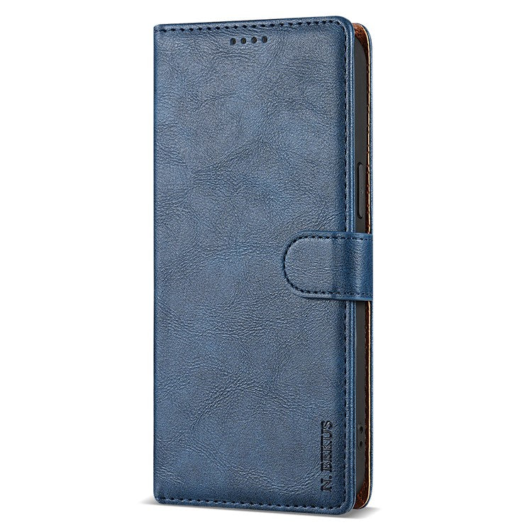 N.BEKUS CSJ-001 For Google Pixel 9 / 9 Pro Stand Case PU Leather Wallet Phone Cover - Blue