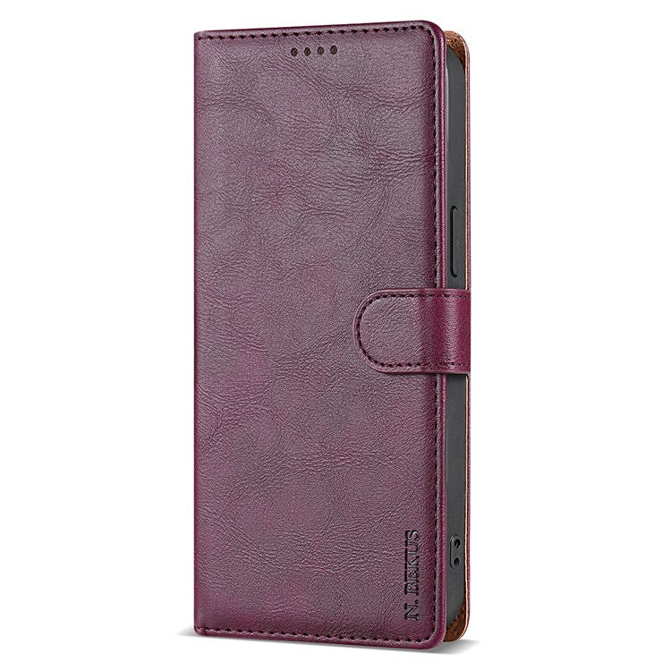 N.BEKUS CSJ-001 For Google Pixel 9 / 9 Pro Stand Case PU Leather Wallet Phone Cover - Wine Red