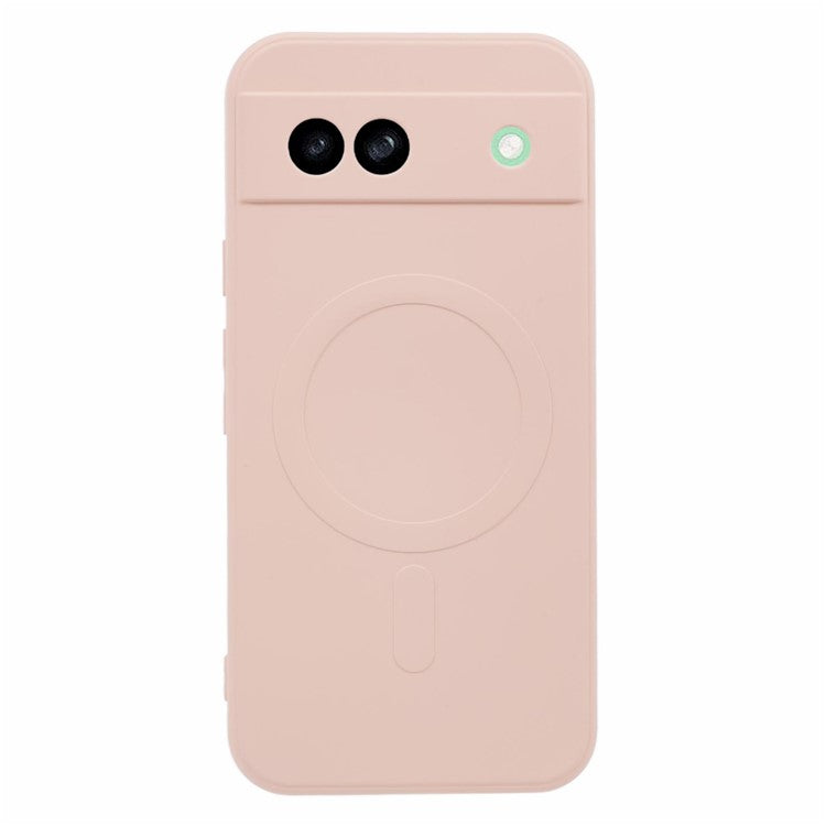 For Google Pixel 7a Case Shockproof TPU Phone Cover Compatible with MagSafe - Pink