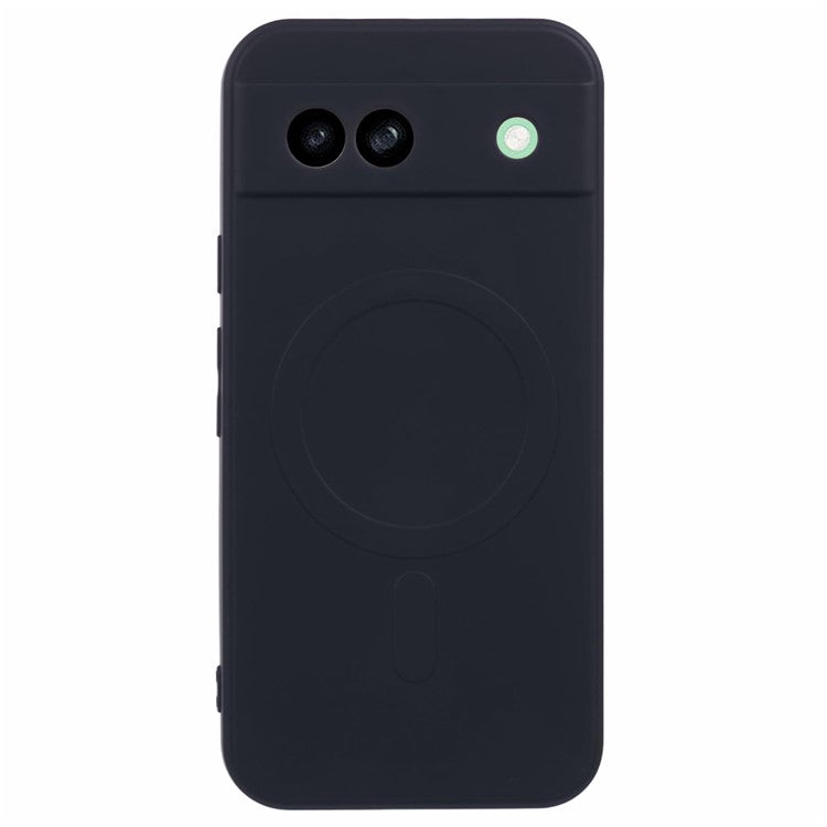 For Google Pixel 7a Case Shockproof TPU Phone Cover Compatible with MagSafe - Black