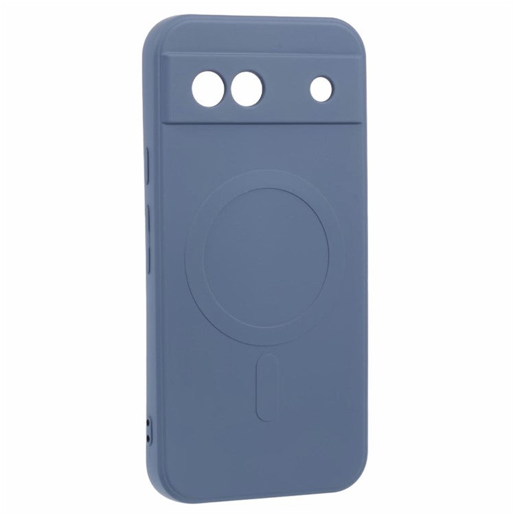 For Google Pixel 7a Case Shockproof TPU Phone Cover Compatible with MagSafe - Lavender Grey