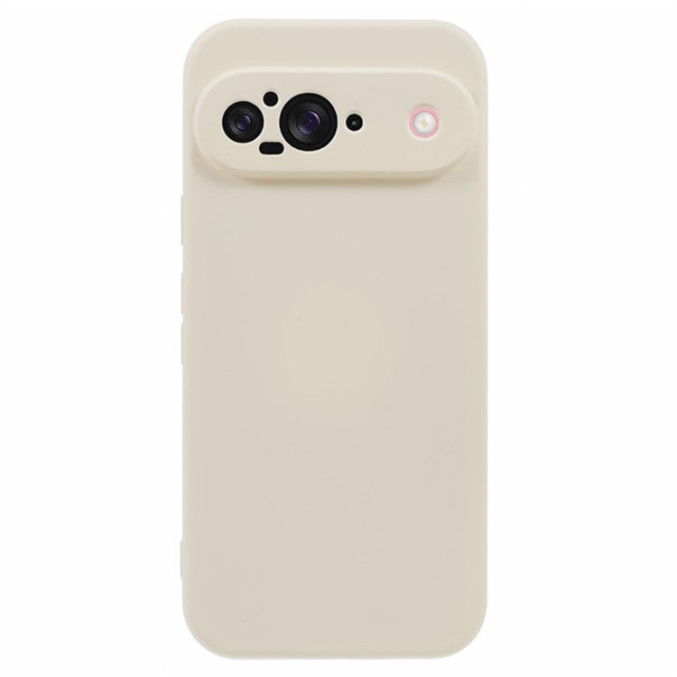 WANLONFENG RB2 Series for Google Pixel 9 Case TPU Phone Cover with Screen Protector - White