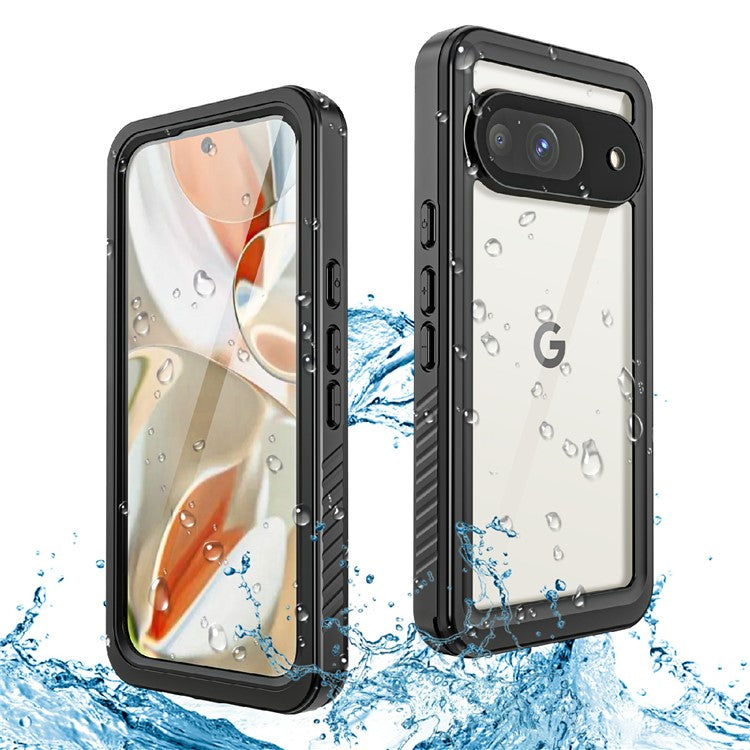 REDPEPPER FS Series For Google Pixel 9 Case IP68 Waterproof Clear Back Panel Phone Cover