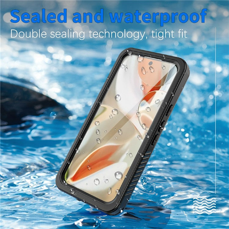 REDPEPPER FS Series For Google Pixel 9 Case IP68 Waterproof Clear Back Panel Phone Cover