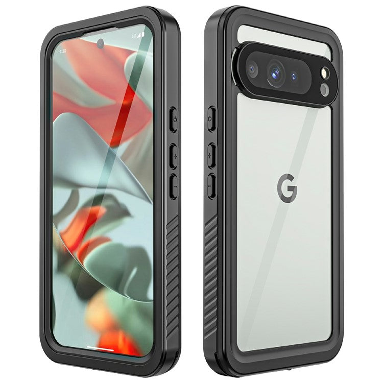 REDPEPPER FS Series For Google Pixel 9 Pro XL Case IP68 Waterproof Clear Back Panel Phone Cover