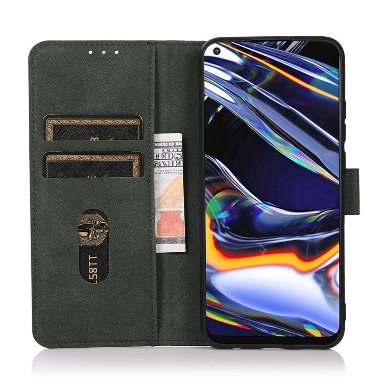 KHAZNEH For Xiaomi Poco C75 4G / Redmi 14R 5G / 14C 4G Stand Case PU Leather Wallet Phone Cover - Green