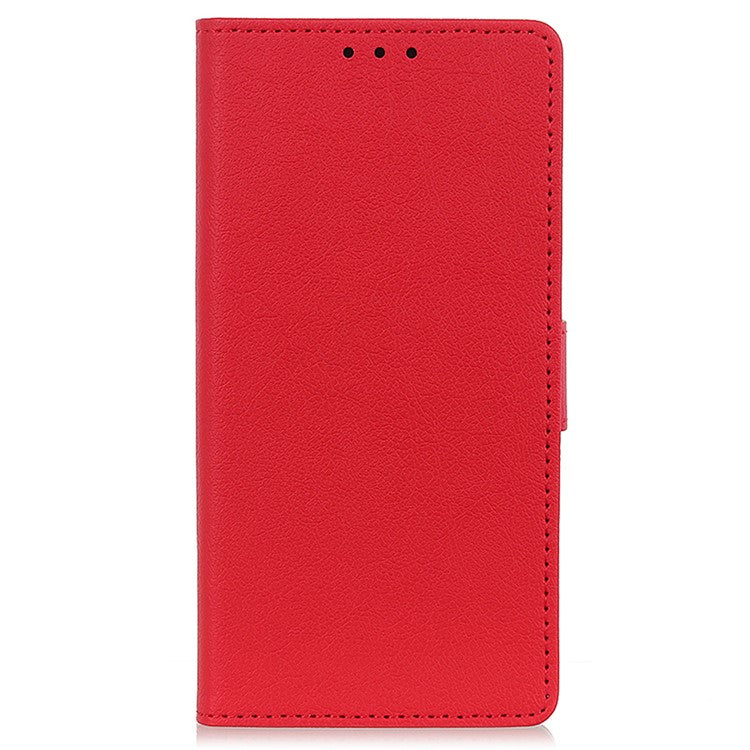 For Xiaomi Redmi 14C 4G Case PU Leather Stand Wallet Phone Cover - Red