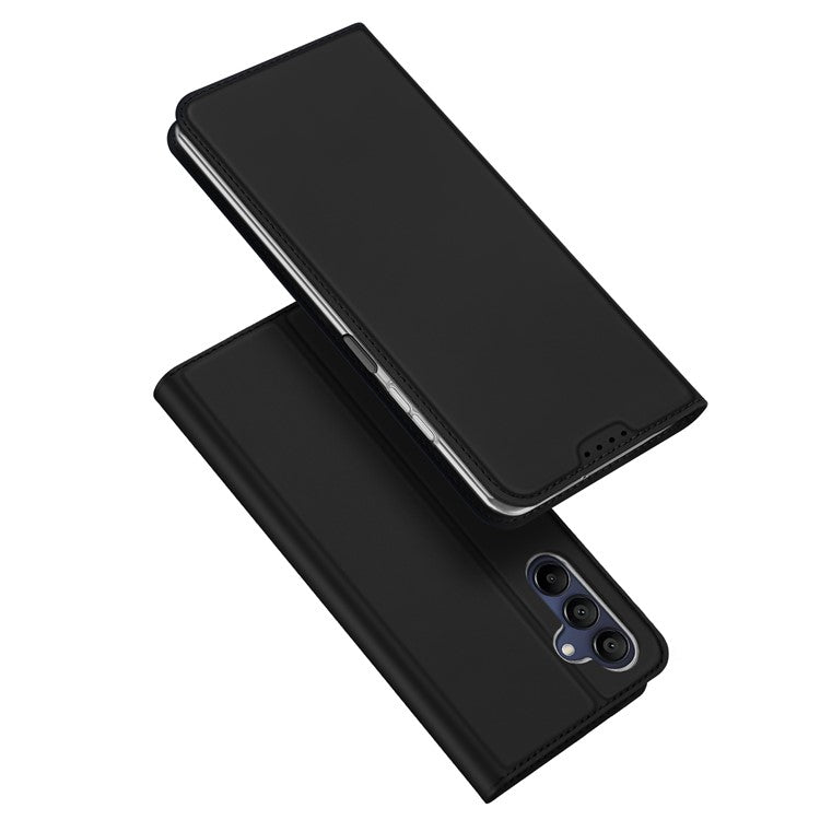 DUX DUCIS Skin Pro Series For Samsung Galaxy A16 5G Case Leather Cover Card Holder - Black