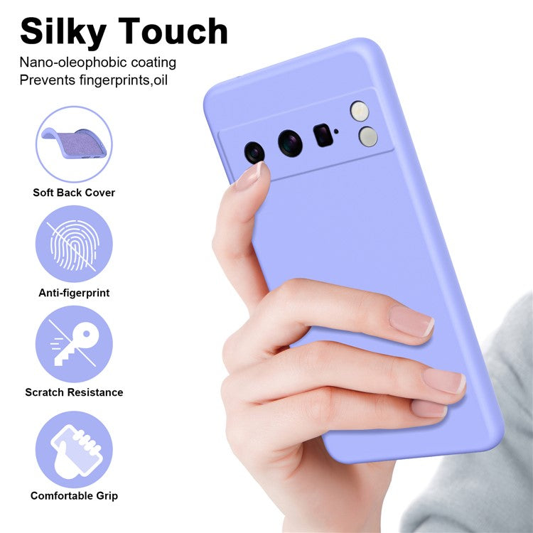 For Google Pixel 8 Pro Case Anti-Scratch TPU Phone Cover 2.2mm Thickness - Purple