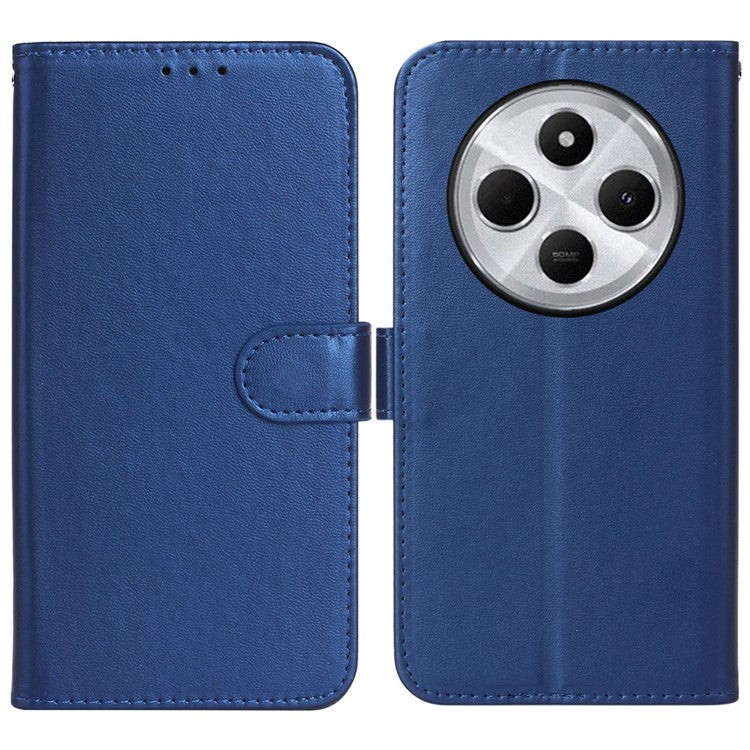 For Xiaomi Redmi 14C 4G Case PU Leather Flip Phone Cover Wallet Card Slot Holder - Blue