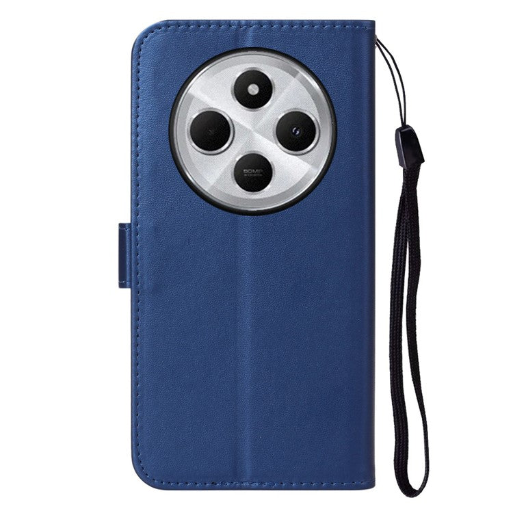 For Xiaomi Redmi 14C 4G Case PU Leather Flip Phone Cover Wallet Card Slot Holder - Blue