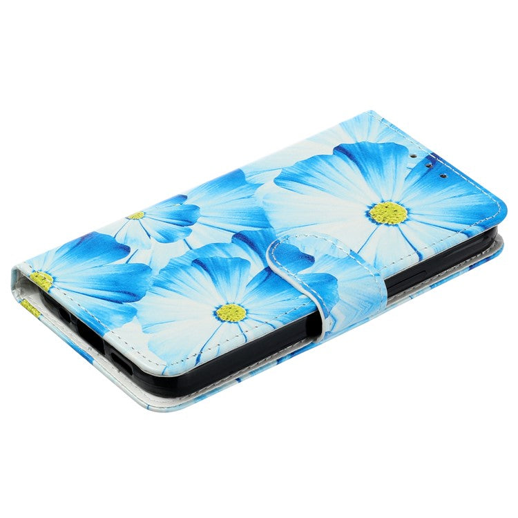 For Xiaomi Redmi 14C 4G Case Pattern PU Leather Flip Phone Cover - Orchid