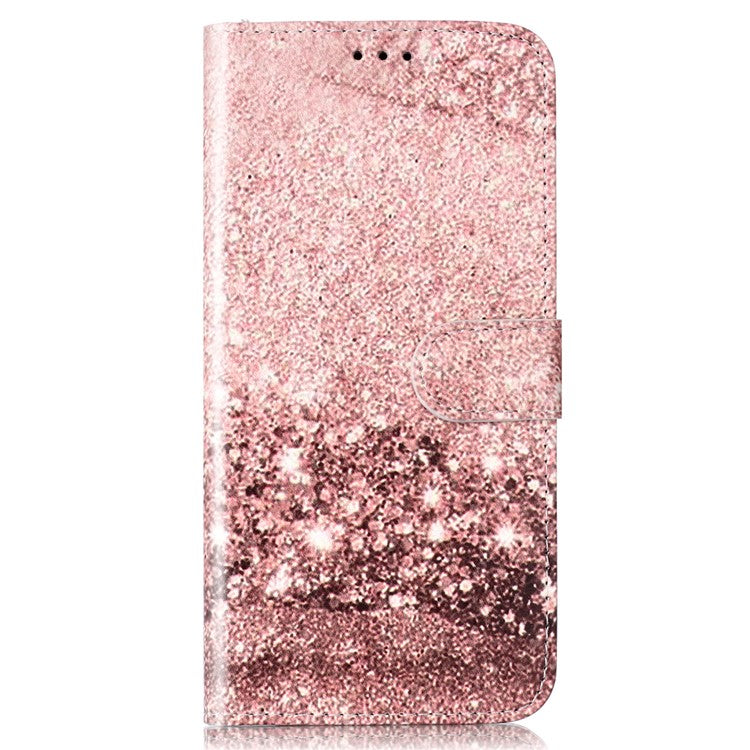 For Xiaomi Redmi 14C 4G Case Pattern PU Leather Flip Phone Cover - Rose Gold Marble