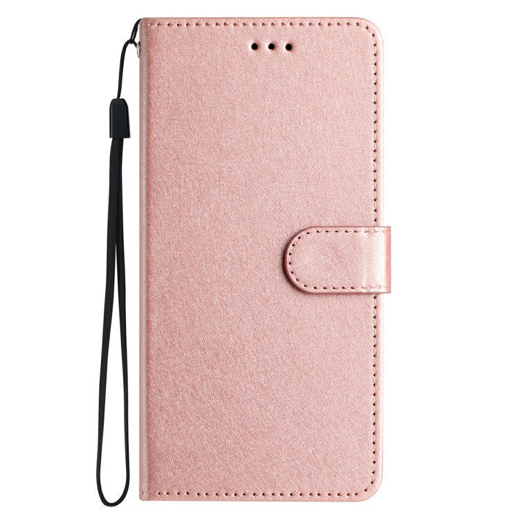 For Xiaomi Redmi 14C 4G Wallet Case Leather Folio Phone Cover Magnetic Clasp - Rose Gold