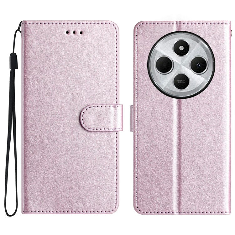 For Xiaomi Redmi 14C 4G Wallet Case Leather Folio Phone Cover Magnetic Clasp - Light Purple