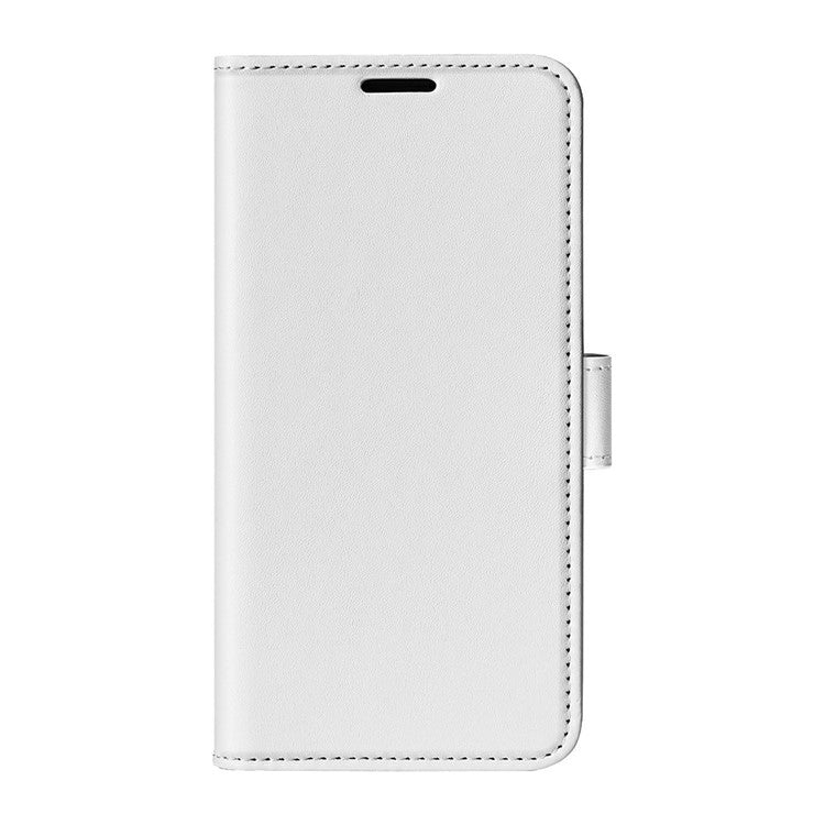 For Xiaomi Poco C75 4G / Redmi 14R 5G / 14C 4G Wallet Case Crazy Horse Texture Stand Leather Phone Cover - White