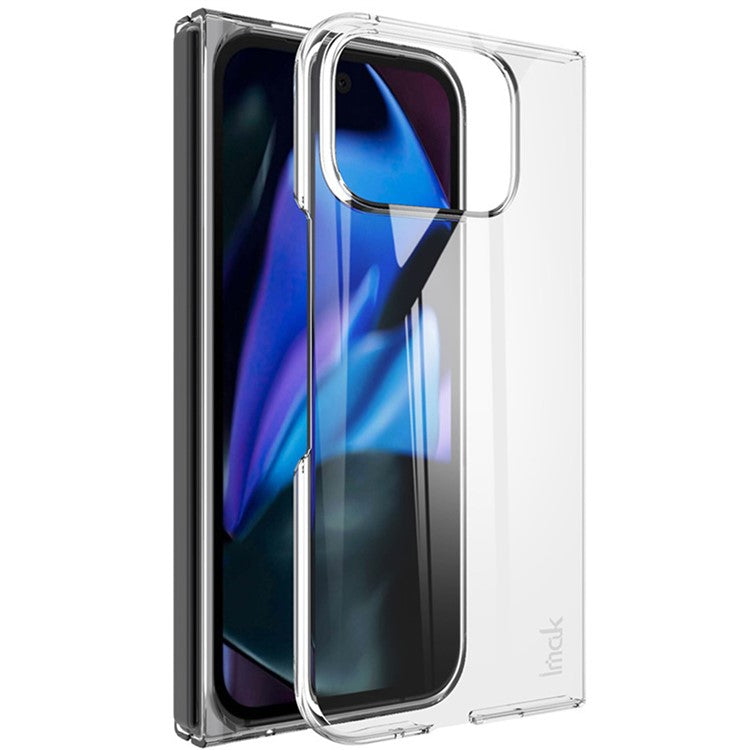 IMAK Crystal Case II Pro for Google Pixel 9 Pro Fold 5G Case Clear PC Phone Cover (Upper Cover+Lower Cover)