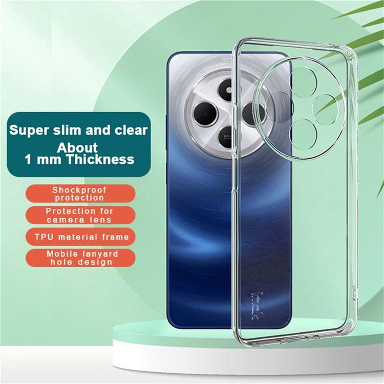 IMAK UX-5 Series For Xiaomi Poco C75 4G / Redmi 14R 5G / 14C 4G / A4 5G Case Transparent TPU Ultra Slim Phone Cover