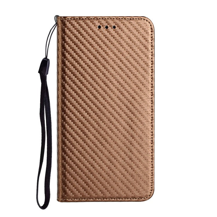 For Xiaomi Poco C75 4G / Redmi 14R 5G / 14C 4G Case Leather Flip Phone Cover Stand Strong Magnetic Closure - Brown