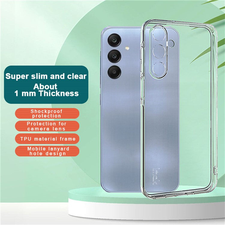 IMAK UX-5 Series For Samsung Galaxy A16 5G / A16 4G Case Transparent TPU Ultra Slim Phone Cover