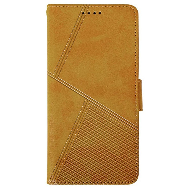 IDEWEI For Xiaomi Poco C75 4G / Redmi 14R 5G / 14C 4G Wallet Phone Case Calf Texture Stand Leather Cover - Orange