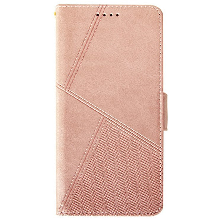 IDEWEI For Xiaomi Poco C75 4G / Redmi 14R 5G / 14C 4G Wallet Phone Case Calf Texture Stand Leather Cover - Pink