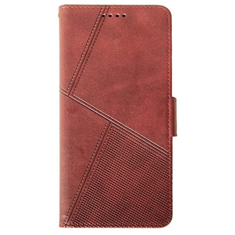 IDEWEI For Xiaomi Poco C75 4G / Redmi 14R 5G / 14C 4G Wallet Phone Case Calf Texture Stand Leather Cover - Red